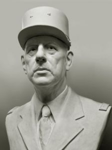 Voir le détail de cette oeuvre: Portrait Général De Gaulle